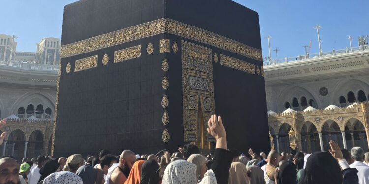Kabah di Mekkah Arab Saudi.(Foto: Dok. Kementerian Haji)