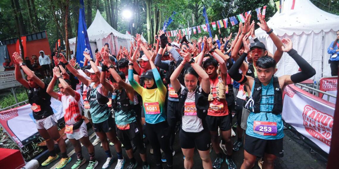 Event lari di Tahura Bandung.(Foto: Humas Pemkot Bandung)