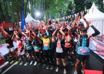 Event lari di Tahura Bandung.(Foto: Humas Pemkot Bandung)