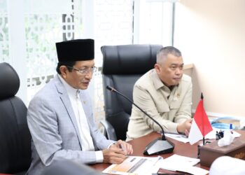 Menteri Agama Nasaruddin Umar (kiri) dan Menteri Perhubungan Dudy Purwagandhi.(Foto: Dok. Humas Kemenag)