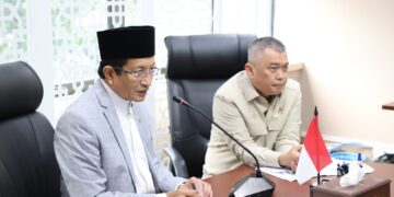 Menteri Agama Nasaruddin Umar (kiri) dan Menteri Perhubungan Dudy Purwagandhi.(Foto: Dok. Humas Kemenag)
