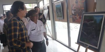 Pameran Lukisan 17 Pitulas.(Foto: Humas Pemkab Cirebon)
