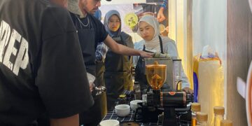 Pelatihan barista.(Foto: Humas Pemkot Bandung)