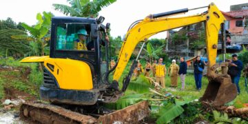 Pemkot Bogor Mulai Garap Proyek Jalan Saleh Danasasmita.(Foto: Humas Pemkot Bogor)