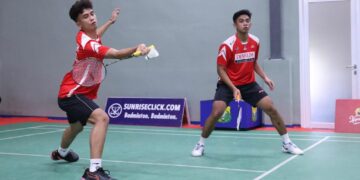 Muhammad Rizki Mubarrok/Raihan Daffa Edsel Pramono (Djarum Kudus).(Foto: Dok. PBSI)