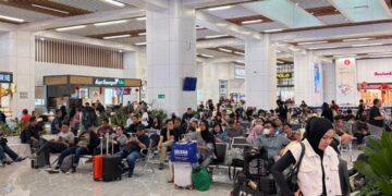 Stasiun Whoosh saat Imlek.(Foto: Istimewa)