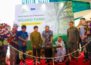 Peresmian Vigano Farm.(Foto: Humas Pemkot Bogor)