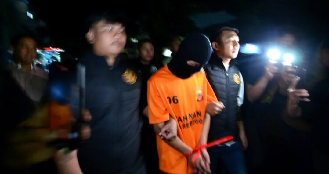 MH (22), pelaku pembunuhan pasangan suami-istri, Mohammad Afzal (56), dan Firza Afzal (47), WNA asal Pakistan.(Foto:Istimewa).