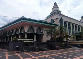 Masjid Agung Ciamis berada di jalur mudik di Jawa Barat sebagai posko layanan mudik bisa dimanfaatkan pemudik buat beristirahat sekaligus beribadah.(Foto:Istimewa).