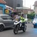 Polres Garut terapkan sistem one-way di jalur Limbangan, Kabupaten Garut, yang mulai dipadati pemudik.(Foto:Istimewa)