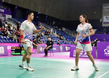 Pasangan ganda campuran Indonesia, Amri Syahnawi/Nita Violina Marwah.(Foto: Dok. PBSI)