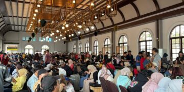 Suasana di Stasiun Whoosh.(Foto: Istimewa)