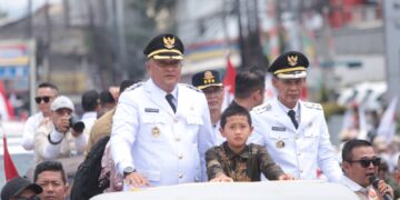 Bupati Bogor Rudy Susmanto dan Wakil Bupati Bogor Ade Ruhandi.(Foto: Dok. Humas Pemkab Bogor)