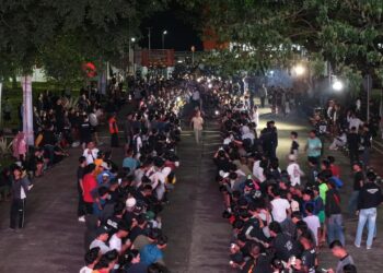 Dash Run di area Stadion Pakansari Bogor.(Foto: Humas Pemkab Bogor)