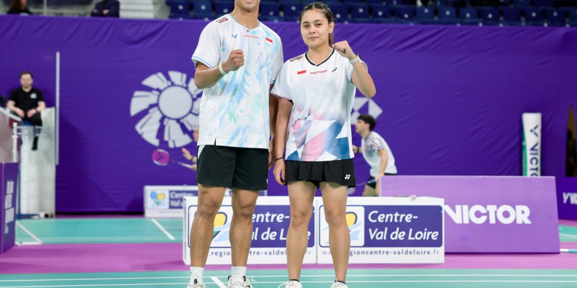 Ganda campuran Dejan Ferdinansyah/Bernadine Anindya Wardana.(Foto: Dok. PBSI)