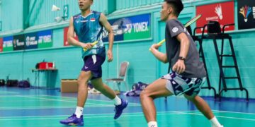 Pasangan Ganda putra Indonesia, Fajar Alfian/Muhammad Shohibul Fikri.(Foto: Dok. PBSI)