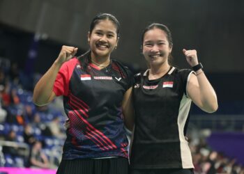 Pasangan ganda putri Indonesia Rachel Allessya Rose/Febi Setianingrum.(Foto: Dok. PBSI)