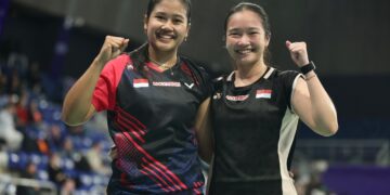 Pasangan ganda putri Indonesia Rachel Allessya Rose/Febi Setianingrum.(Foto: Dok. PBSI)