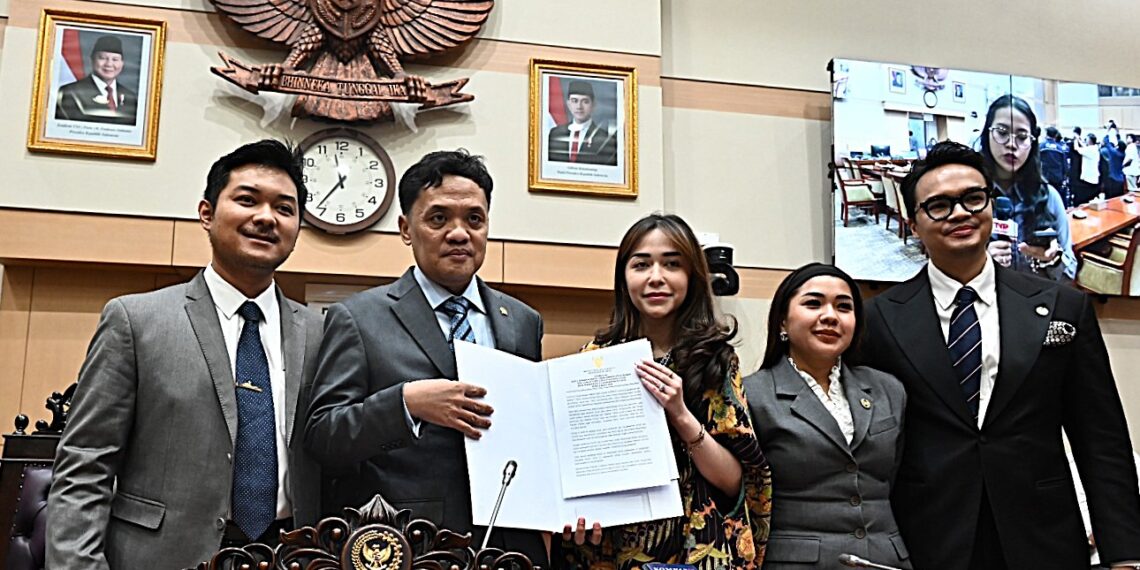 Ketua Komisi III DPR RI Habiburokhman usai memimpin RDPU Komisi III DPR RI dengan Nabilah O’Brien beserta kuasa hukumnya di Gedung Nusantara II, Senayan, Jakarta, Senin (9/3/2026). Foto : Runi/Andri