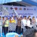 Kapolri Jenderal Pol. Drs. Listyo Sigit Prabowo, M.Si. memimpin langsung flag off one way nasional arus balik di Gerbang Tol Kalikangkung, Semarang, Jawa Tengah Selasa (24/3/2026).(Foto: Korlantas Polri)
