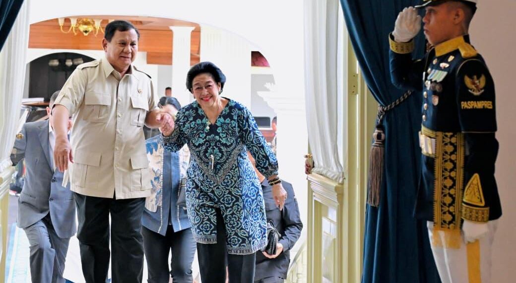 Prabowo Subianto dan Megawati Soekarnoputri.(Foto: Setneg)