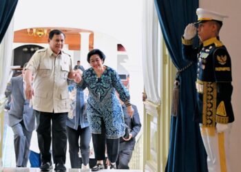 Prabowo Subianto dan Megawati Soekarnoputri.(Foto: Setneg)