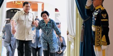 Prabowo Subianto dan Megawati Soekarnoputri.(Foto: Setneg)