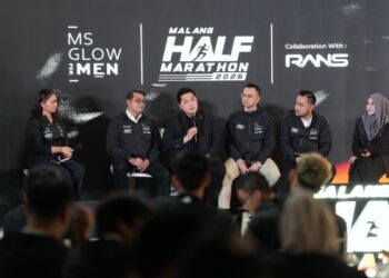 Menpora RI Erick Thohir memberikan dukungan atas akan digelarnya ajang lomba lari Ms Glow For Men Malang Half Marathon 2026.(foto:Herry/kemenpora.go.id)