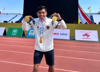 Atlet para atletik Indonesia, Nur Ferry Pradana (30), mengaku bersyukur setelah menerima bonus atas prestasinya di ajang ASEAN Para Games 2025 Thailand.(foto:istimewa)