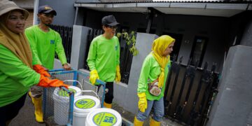 Penanganan limbah.(Foto: Humas Pemkot Bandung)