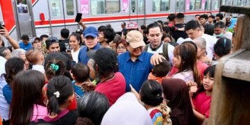 Presiden Prabowo Subianto disambut warga.(Foto: Istimewa)