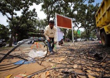 Proyek galian kabel di Kota Bandung.(Foto: Humas Pemkot Bandung)