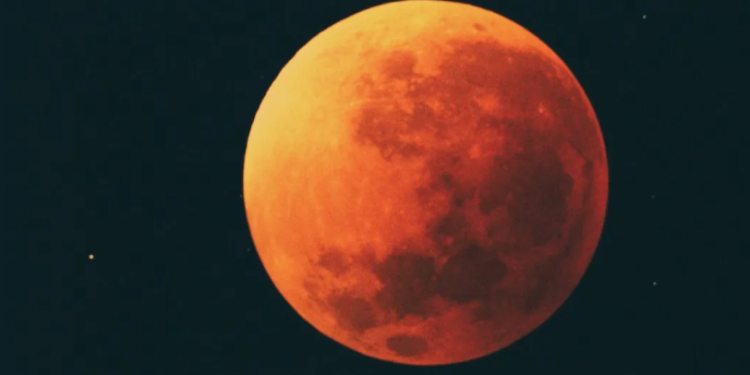 Proses gerhana bulan.(Image: BMKG)