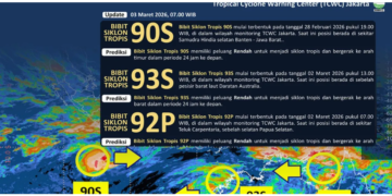 Bibit siklon tropis.(Image: BMKG)