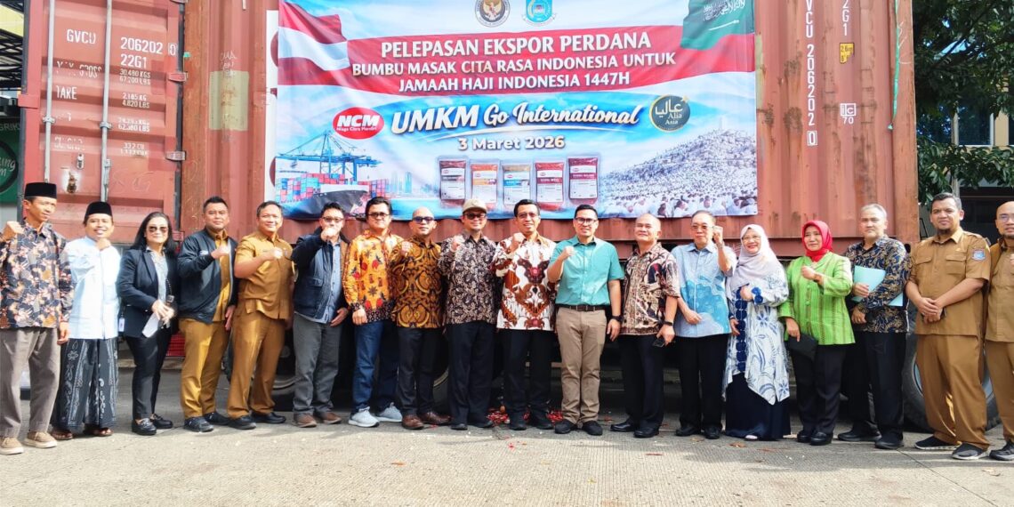 Ekspor produk bumbu ke Arab Saudi.(Foto: Dok. Kemenhaj)