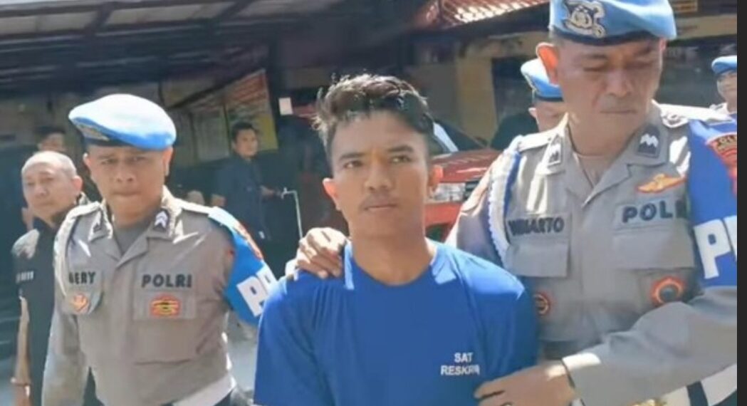 Alvian Maulana Sinaga (23), mantan anggota Polri pelaku pembunuhan kekasihnya, Putri Apriyani (24).(Foto:Istimewa).