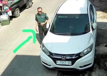 TNI gadungan yang melakukan aksi penipuan terhadap pedagang telur di Kabupaten Sumedang ditangkap.(Foto:Istimewa).