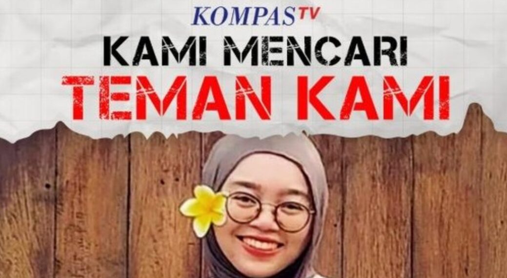 Karyawati KompasTV, Nur Ainia Eka Rahmadhynna (Ain), dilaporkan hilang pasca tabrakan kereta di Bekasi.(Foto:Instagram KompasTV).