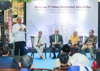71 tahun peringatan Konferensi Asia Afrika di Hotel Savoy Homann Kota Bandung, Minggu (19/4/2026).(Foto: Humas Pemkot Bandung)
