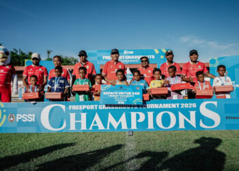 Freeport Grassroots Tournament 2026.(Foto: Dok. PSSI)