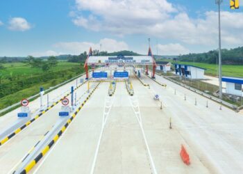 Gerbang jalan tol.(Foto: Kementerian PU)