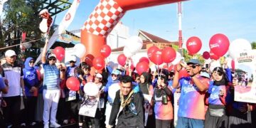 Fun Walk Hari Jadi Sumedang.(Foto: Humas Pemkab Sumedang)