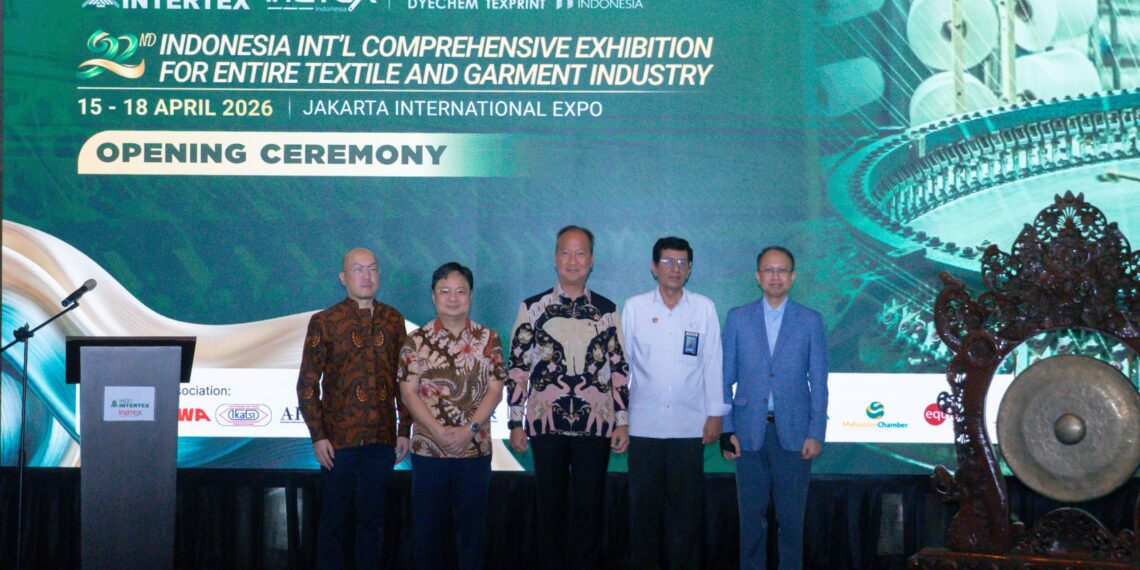 Pembukaan pameran Indo Intertex – Inatex 2026 di Jakarta, Rabu (15/4/2026).(Foto: Istimewa)