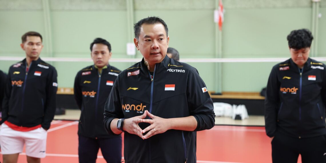 Pelatih tunggal putratim Indonesia, Indra Widjaja.(Foto: Humas PBSI)