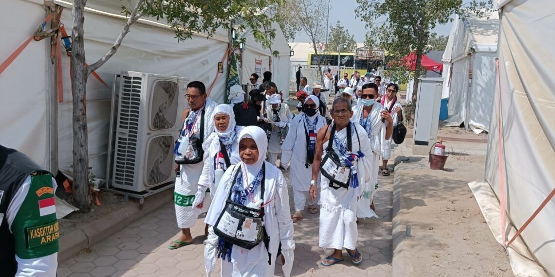 Jemaah haji Indonesia.(Foto: Kemenhaj)