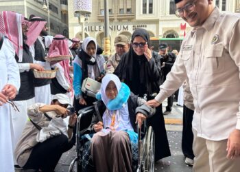 Jemaah haji Indonesia di Arab Saudi.(Foto: Humas Kementerian Haji dan Umrah)