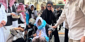 Jemaah haji Indonesia di Arab Saudi.(Foto: Humas Kementerian Haji dan Umrah)