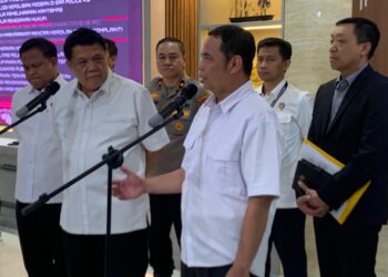Jumpa pers pembentukan Satgas Haji 2026.(Foto: Dok. Kemenhaj)
