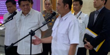 Jumpa pers pembentukan Satgas Haji 2026.(Foto: Dok. Kemenhaj)