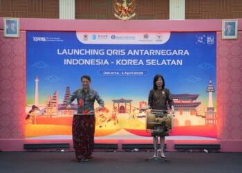 Launching QRIS Indonesia-Korea Selatan.(Foto: Bank Indonesia)